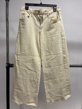 GAP Stride Cream High Rise Wide Leg Jeans